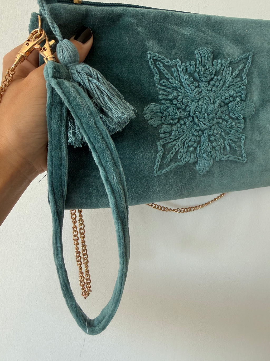 BOLSO REA VERDE AGUA