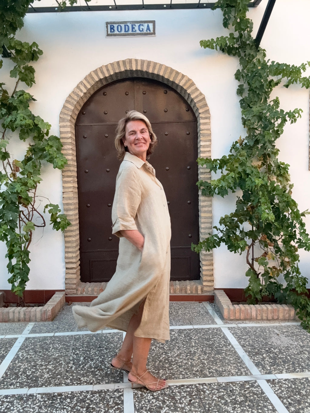 VESTIDO UMBRIA  CAMEL