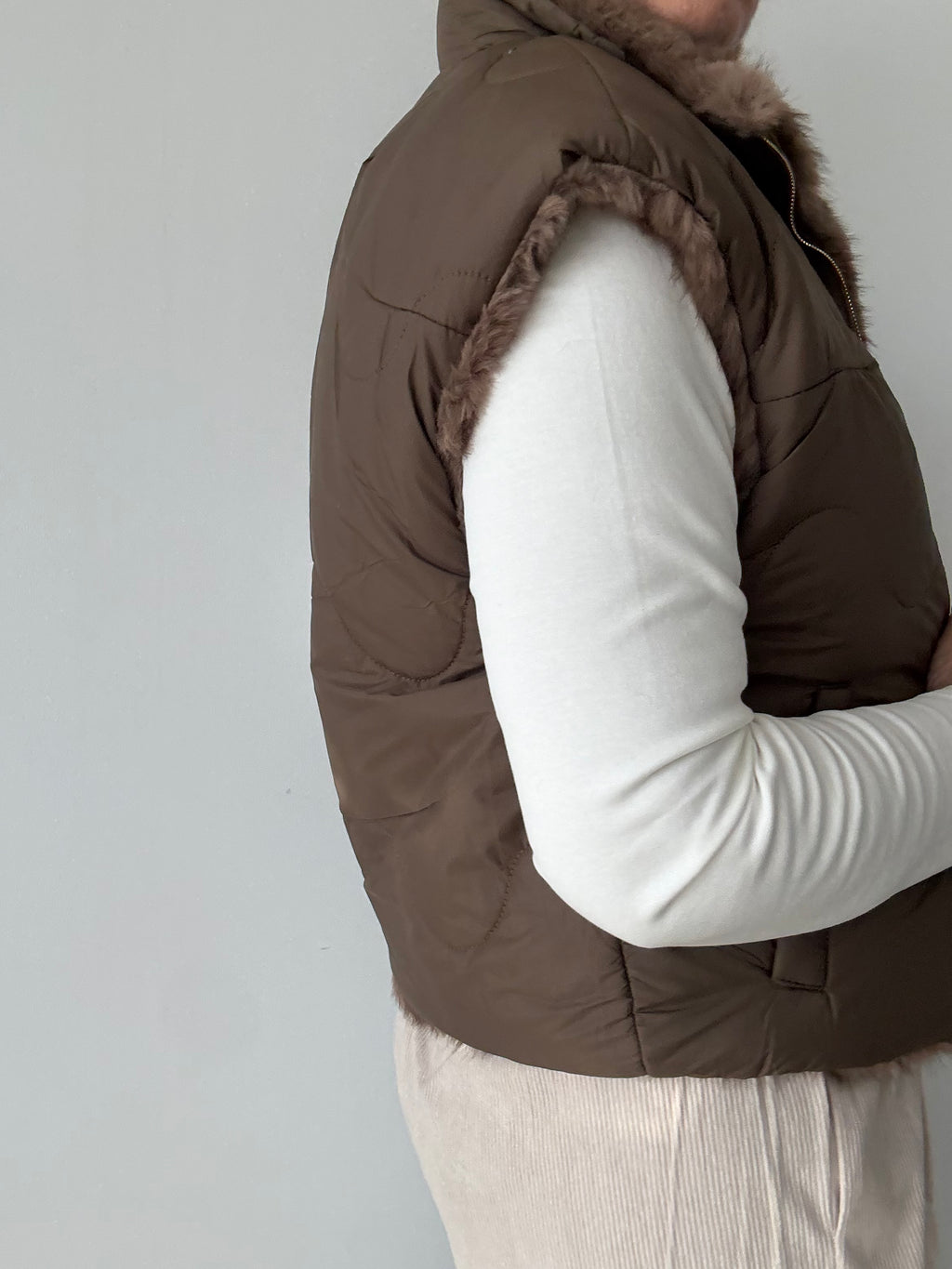 CHALECO EDER BEIGE