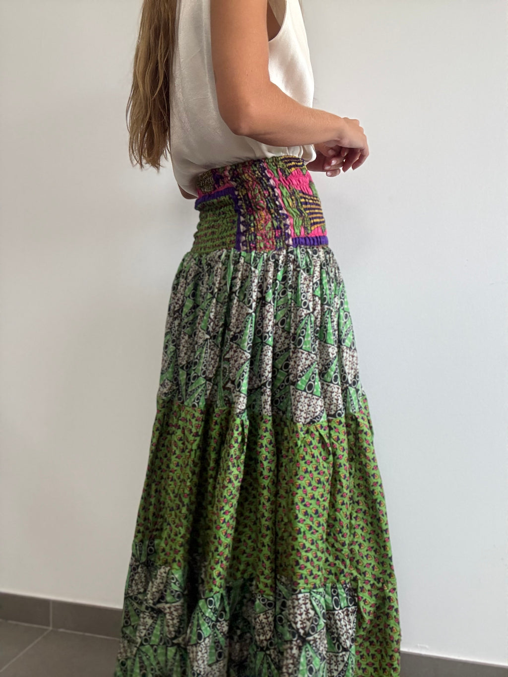 FALDA RETALES SEDA 17