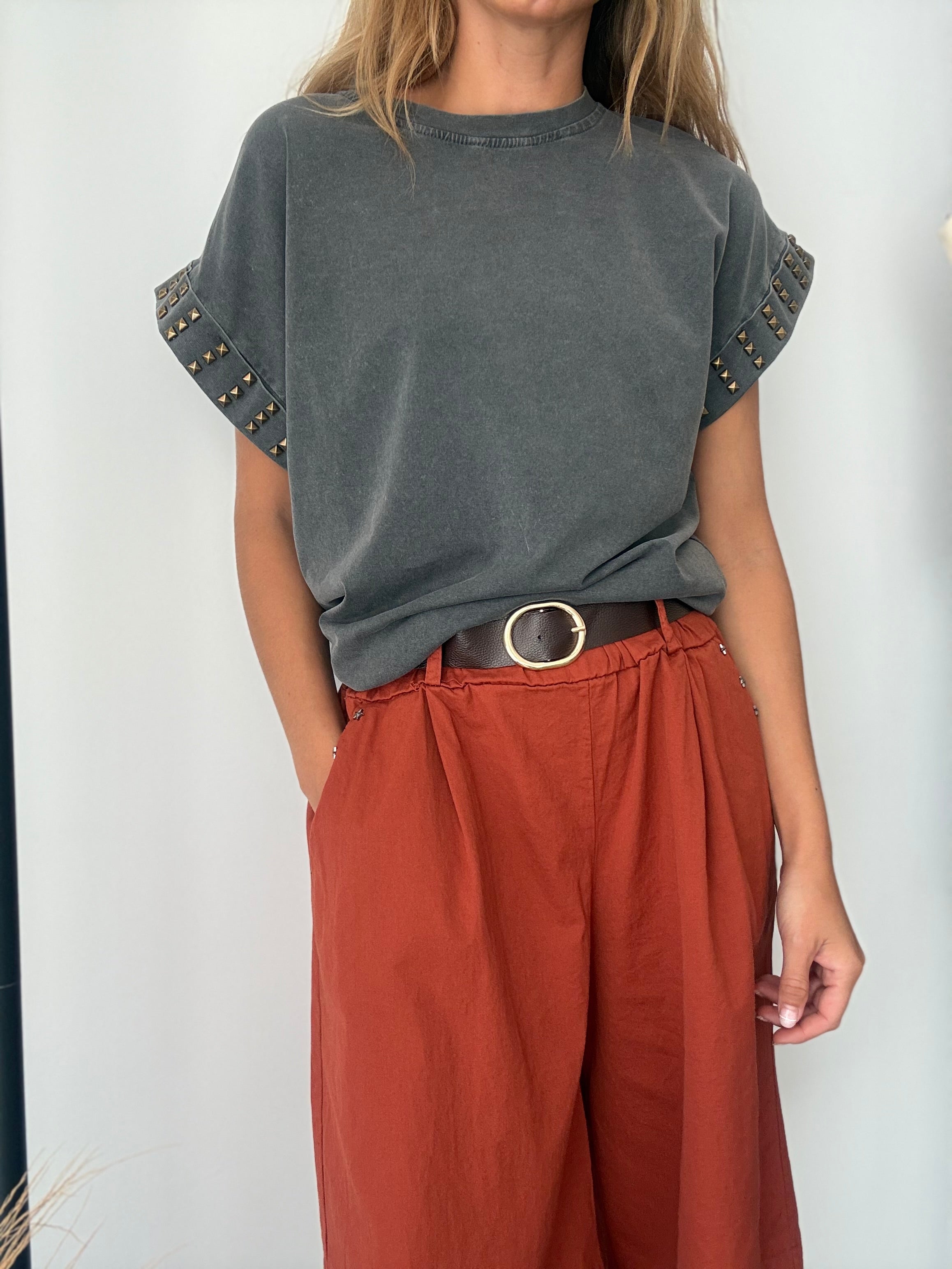 CAMISETA CALIXTA GRIS