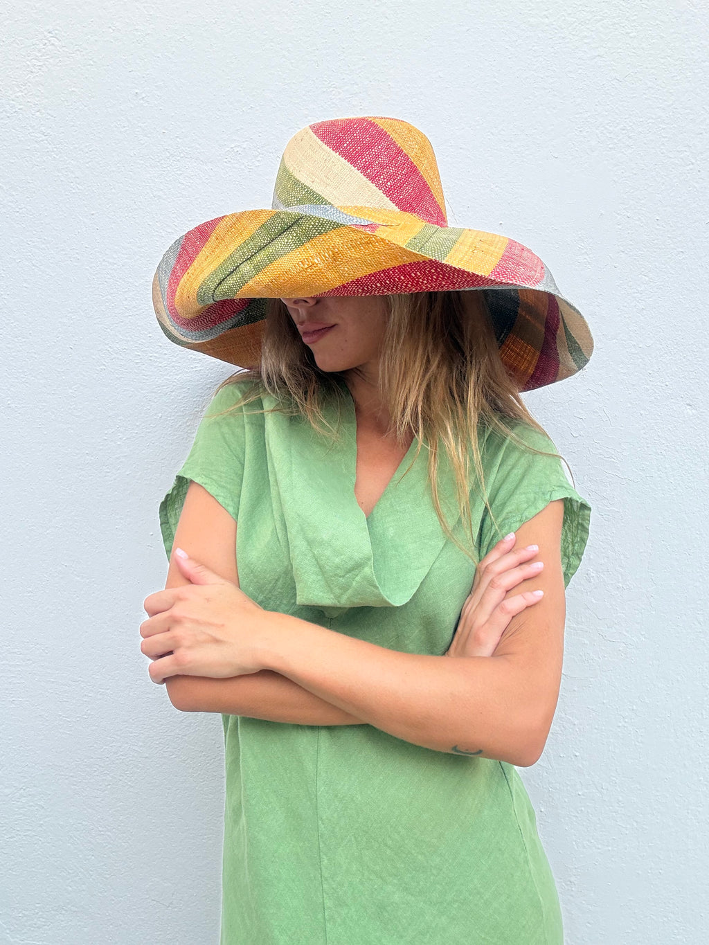 SOMBRERO RAFIA COLORES 1