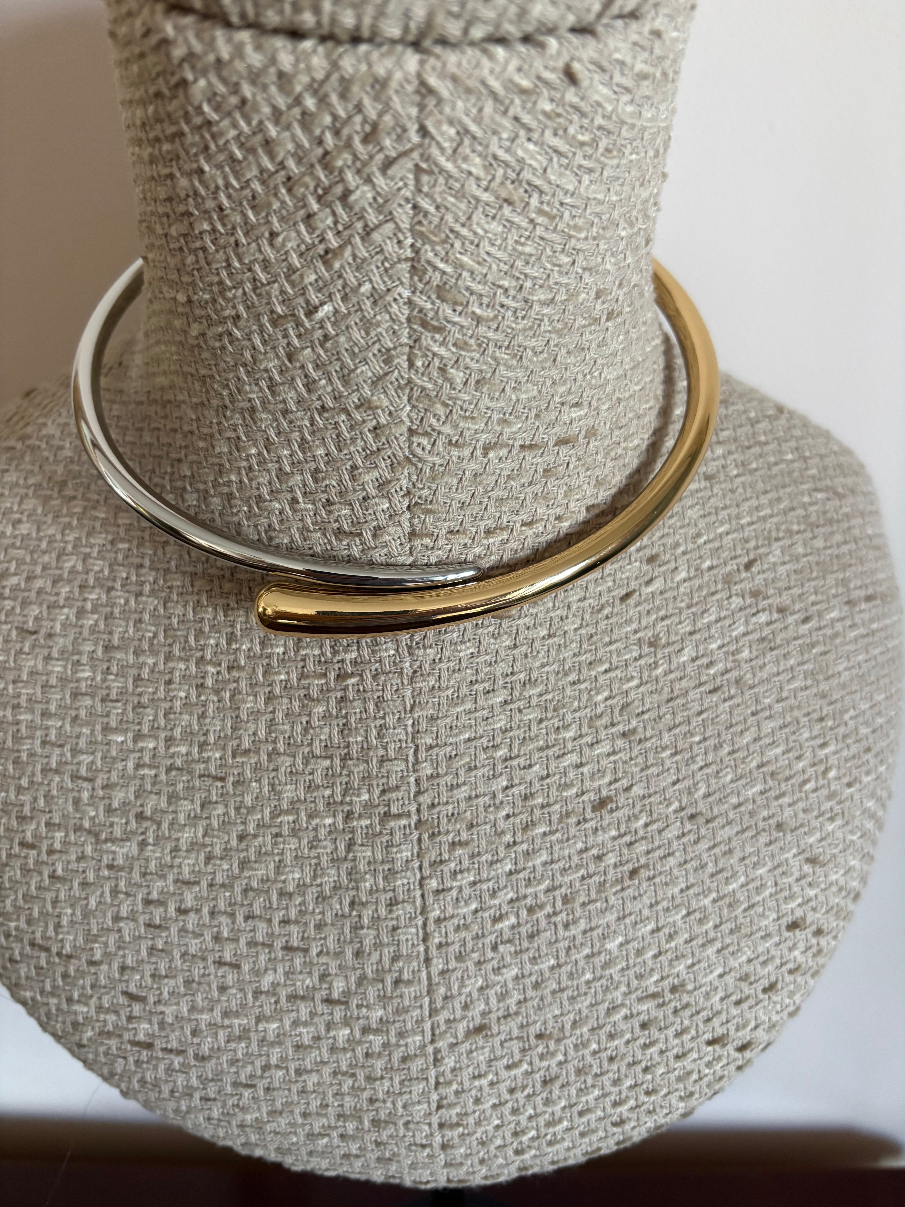 COLLAR- GARGANTILLA LANZA BICOLOR