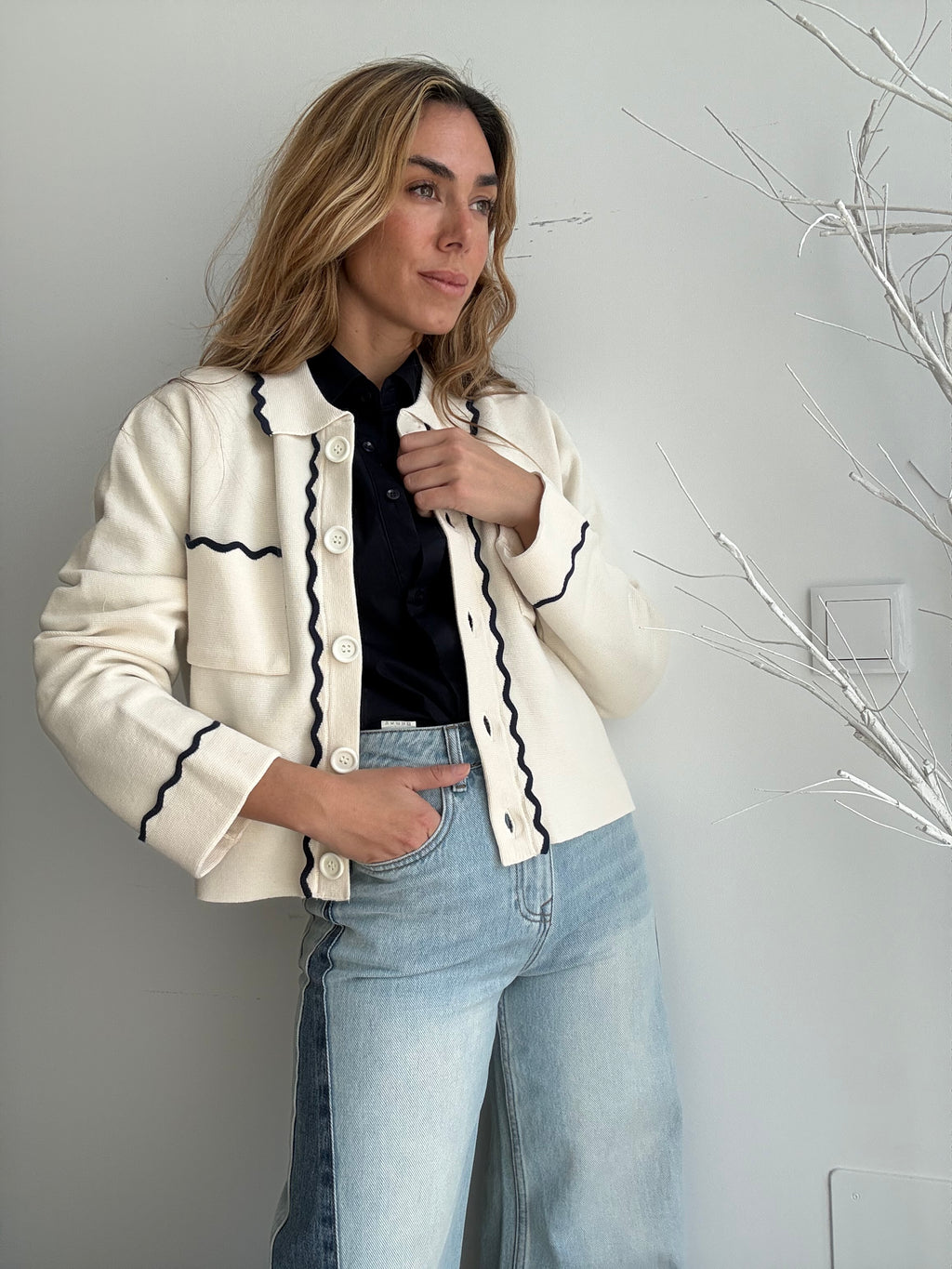 CHAQUETA VALIANO MARFIL