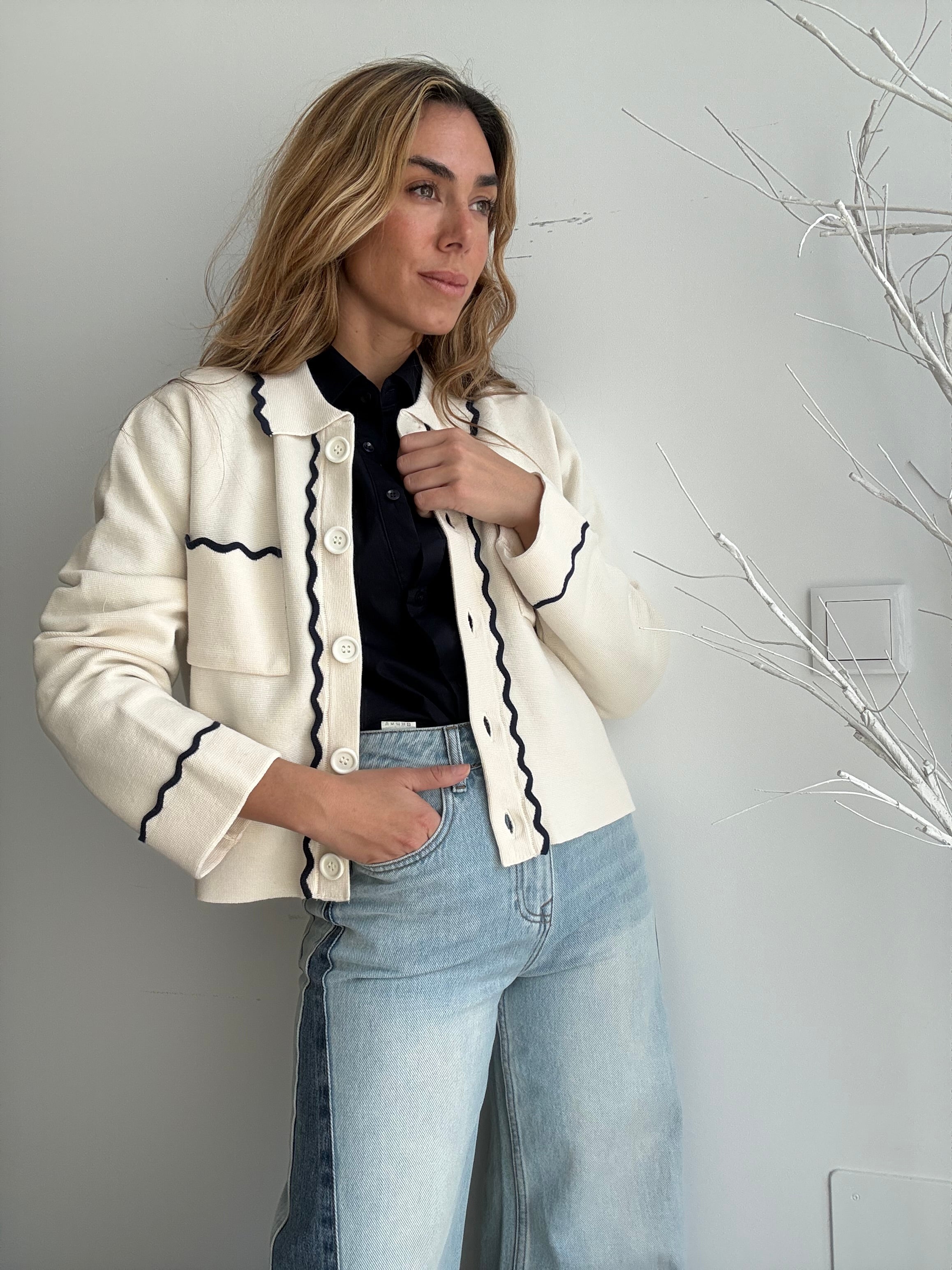 CHAQUETA VALIANO MARFIL