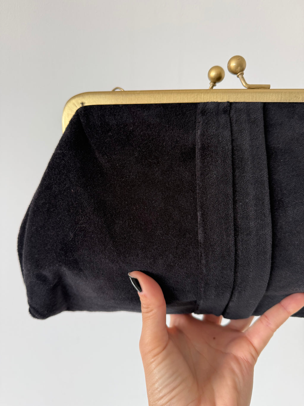 BOLSO VELUTO NEGRO