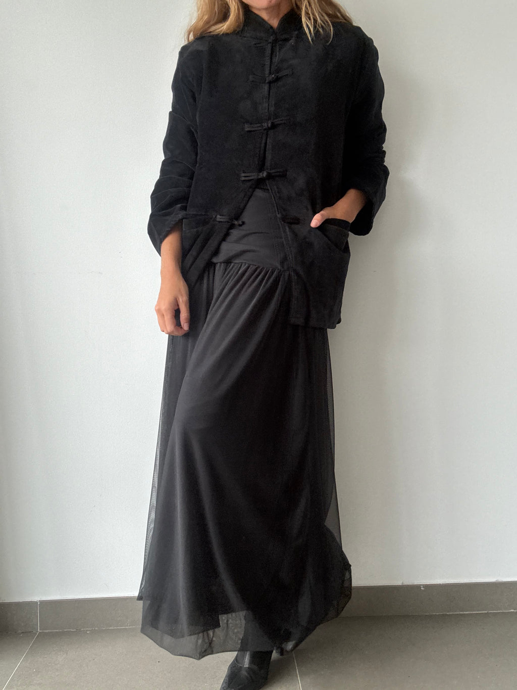 FALDA VAPOR NEGRO