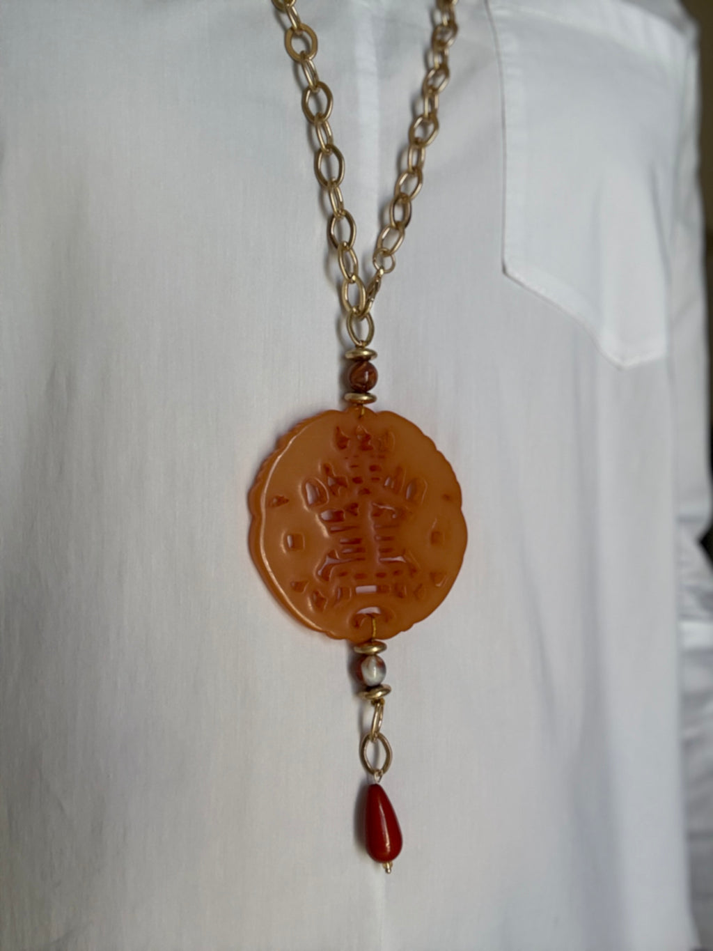 COLLAR TÍBET AMBAR