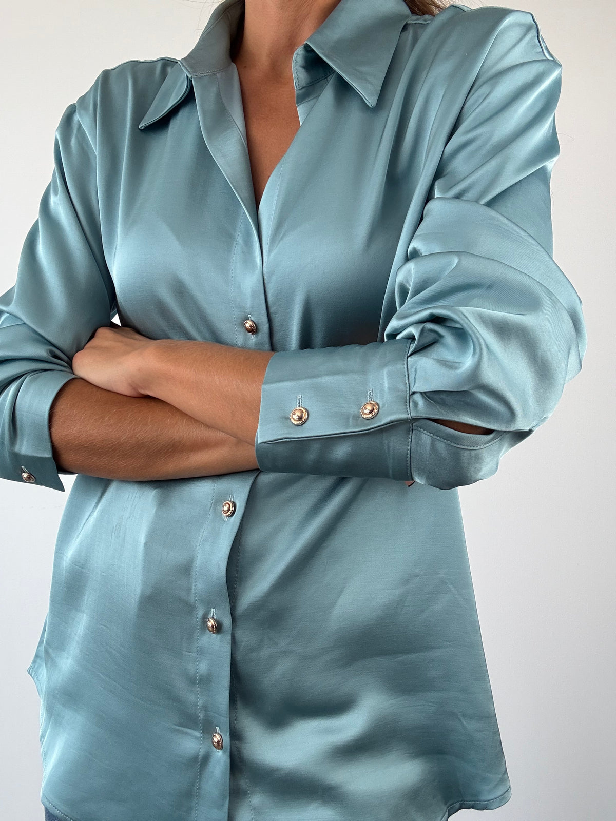 CAMISA LIBRA VERDE AGUA