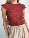 CAMISA AIDA TERRACOTA