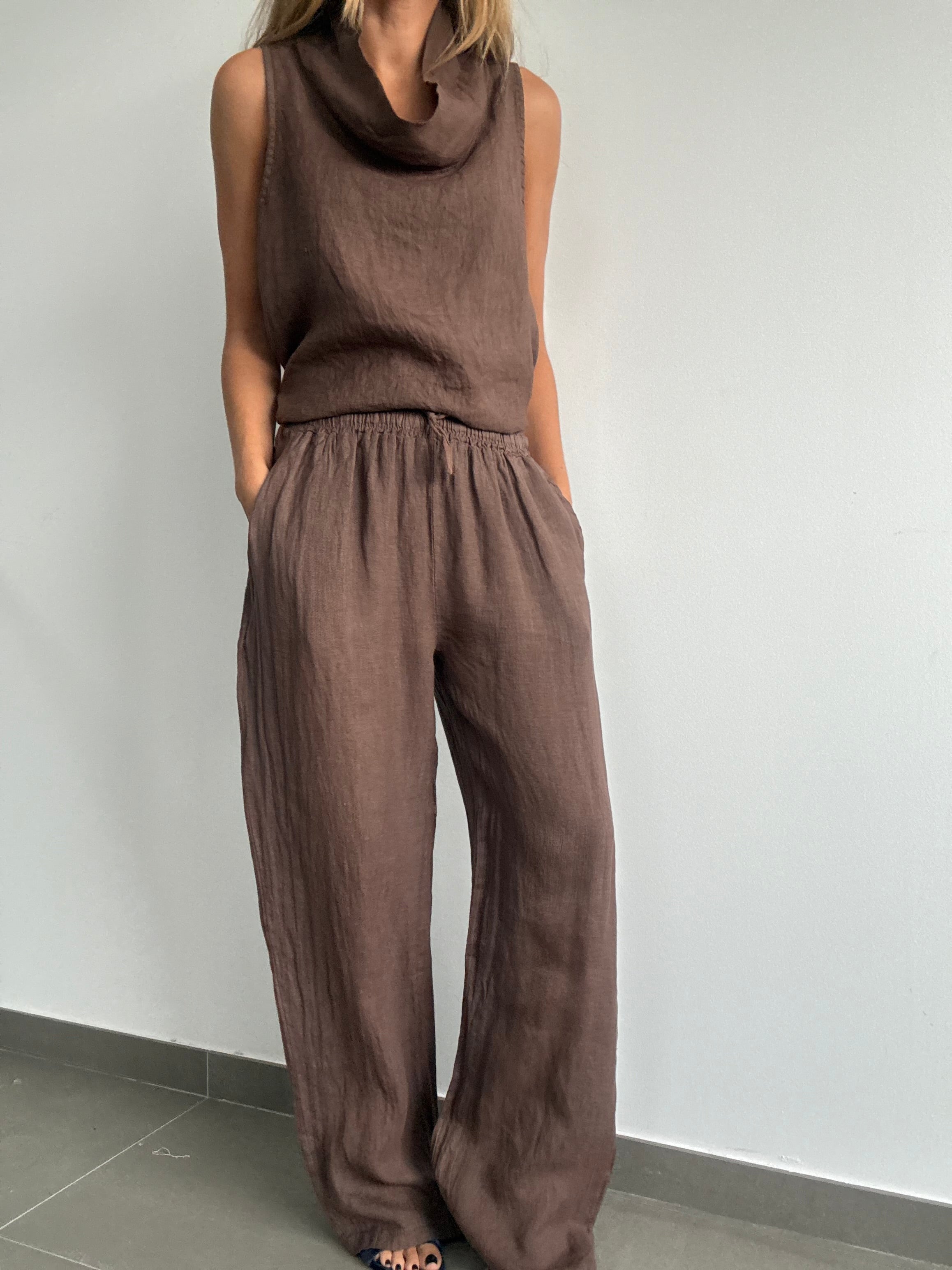 PANTALÓN DELIA MARRÓN