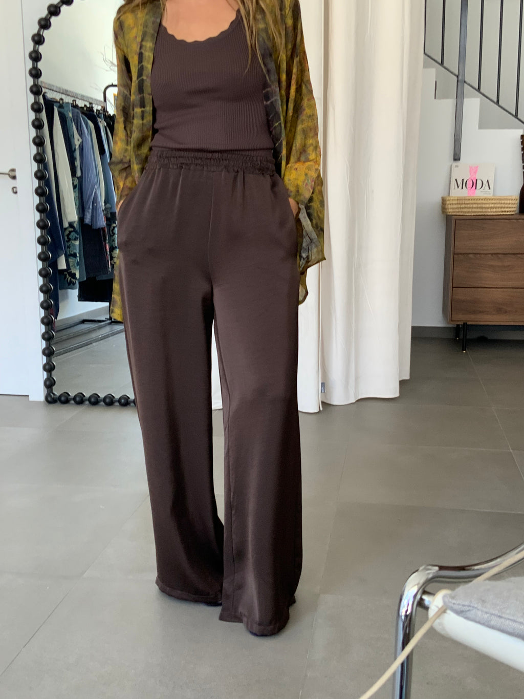 PANTALÓN NADIA CHOCOLATE
