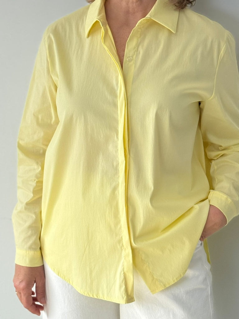 CAMISA POPELIN AMARILLO