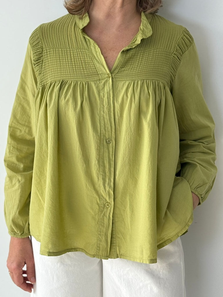 CAMISA JARETAS PISTACHO