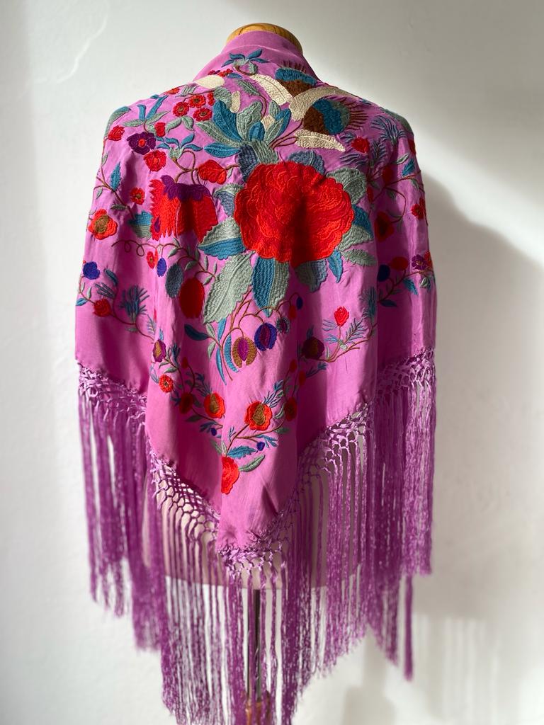 MANTÓN ROSAL ROSA ESTERILLA