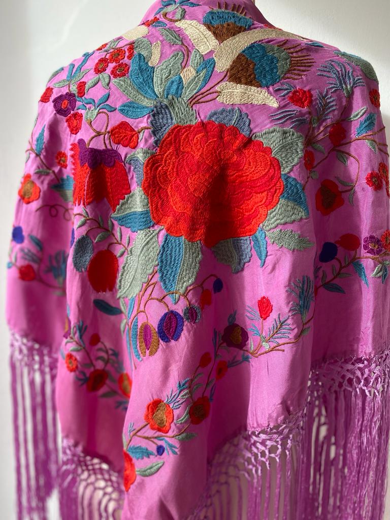 MANTÓN ROSAL ROSA ESTERILLA