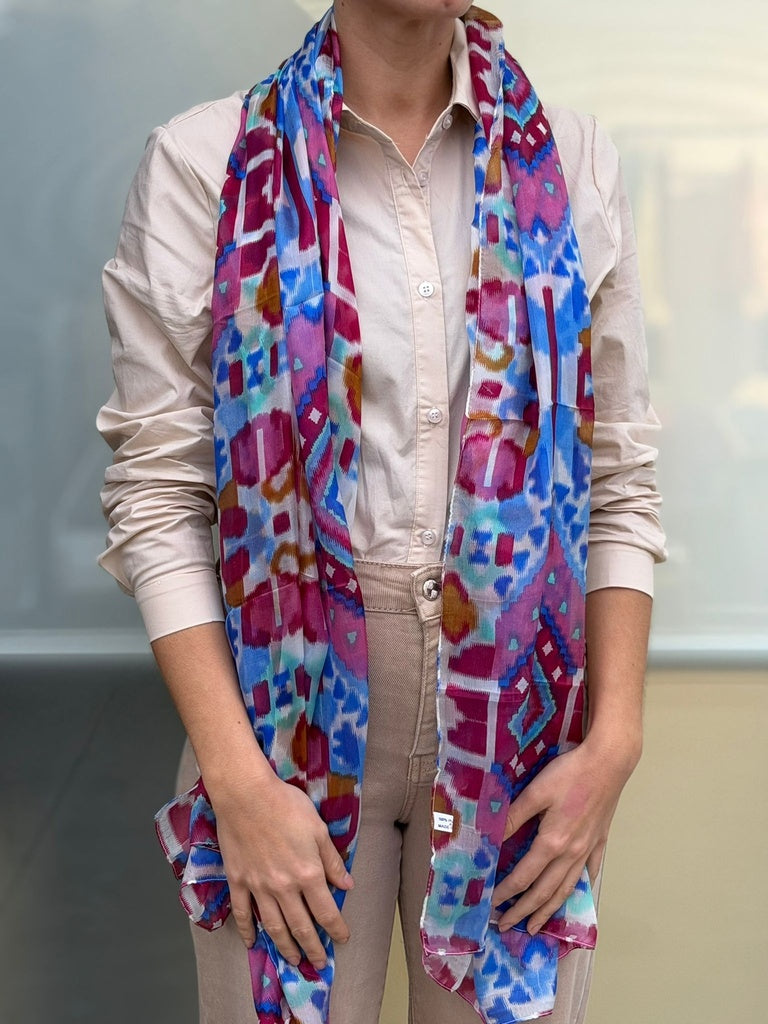 FOULARD SEDA IKAT 3