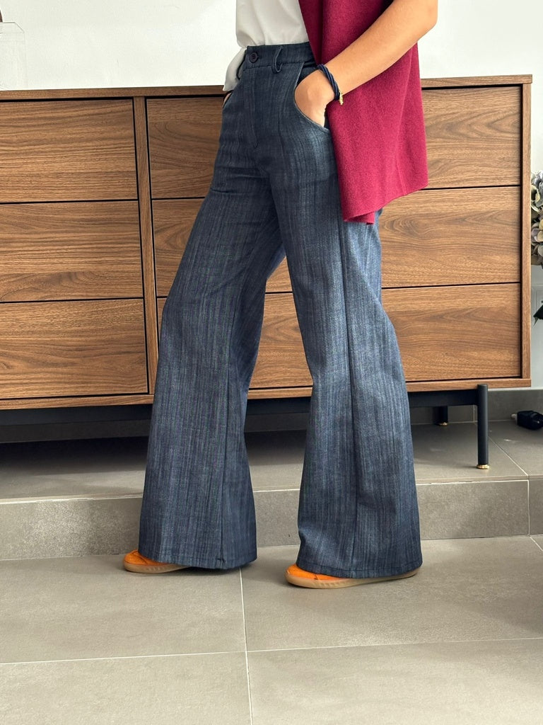 PANTALÓN VAQUERO MARINO