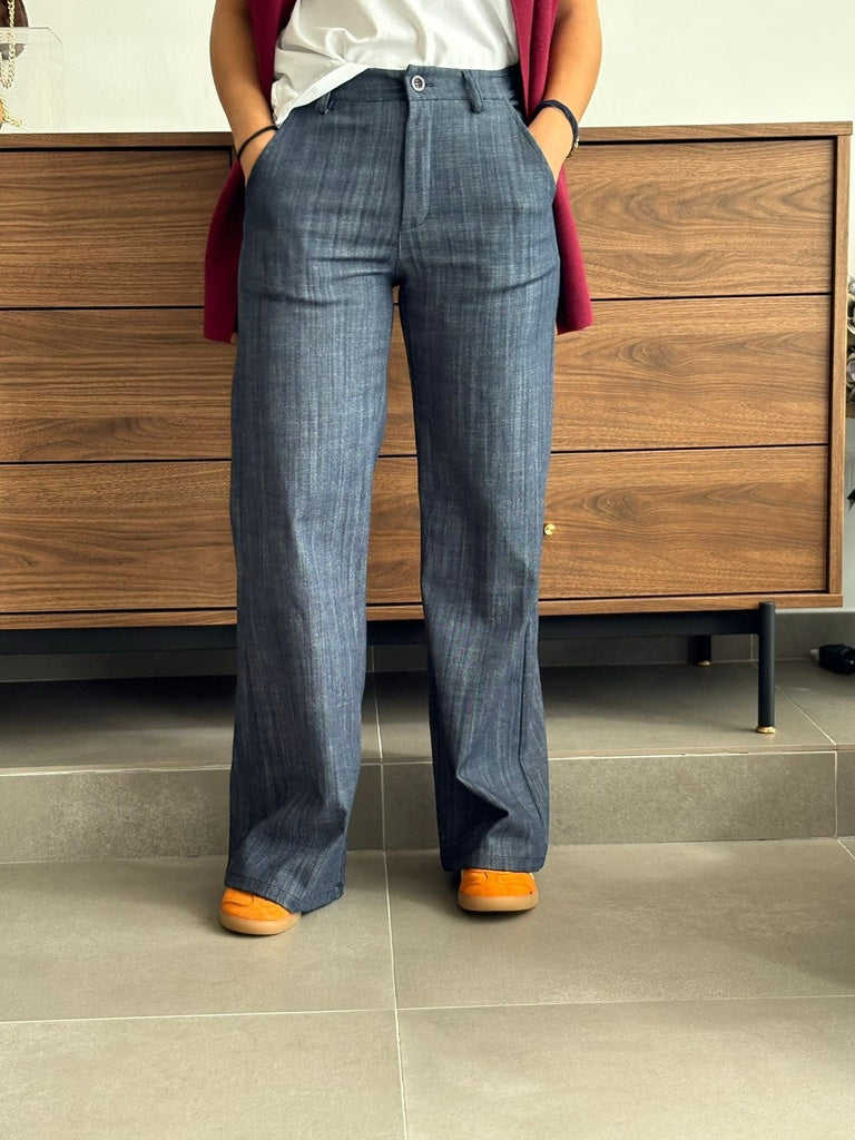 PANTALÓN VAQUERO MARINO