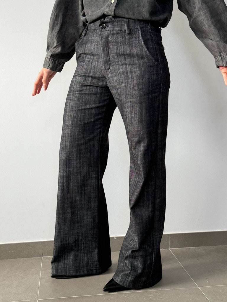 PANTALÓN VAQUERO NEGRO