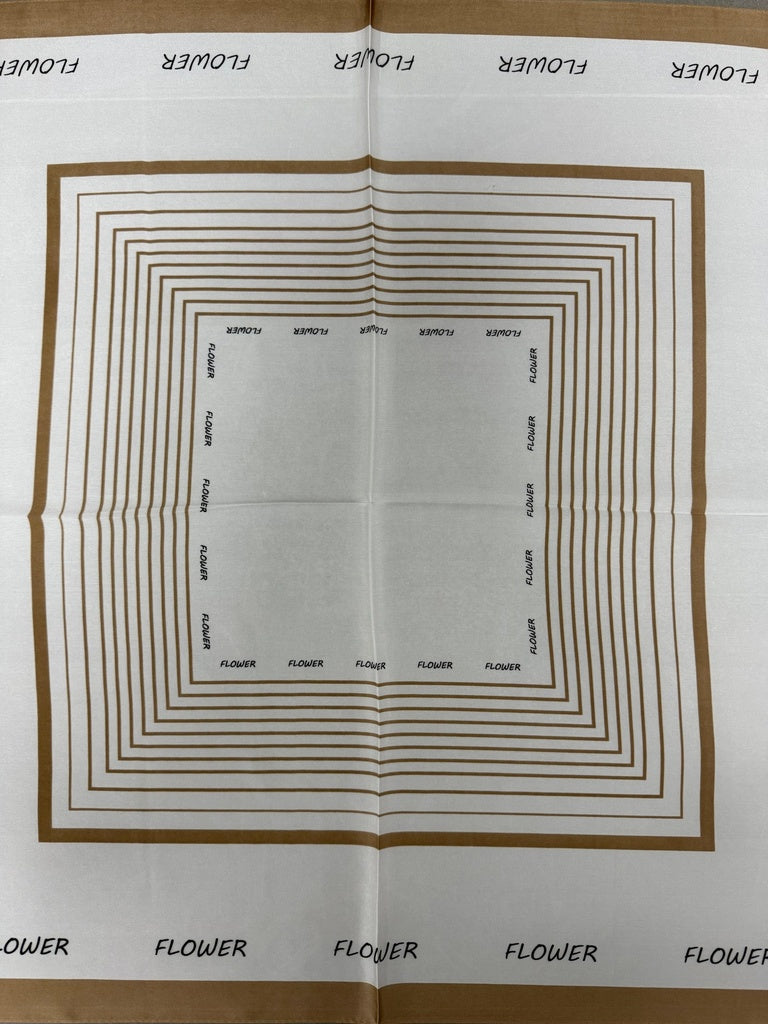 PAÑUELO CUADRADO MARRON