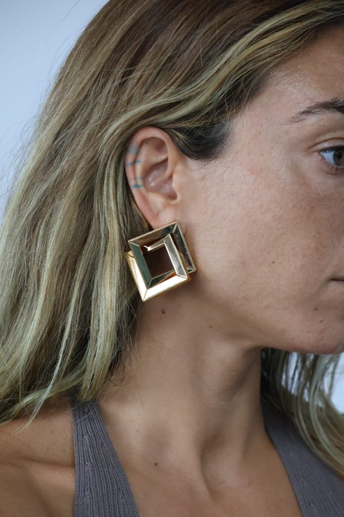 PENDIENTE DOBLE CUADRADO