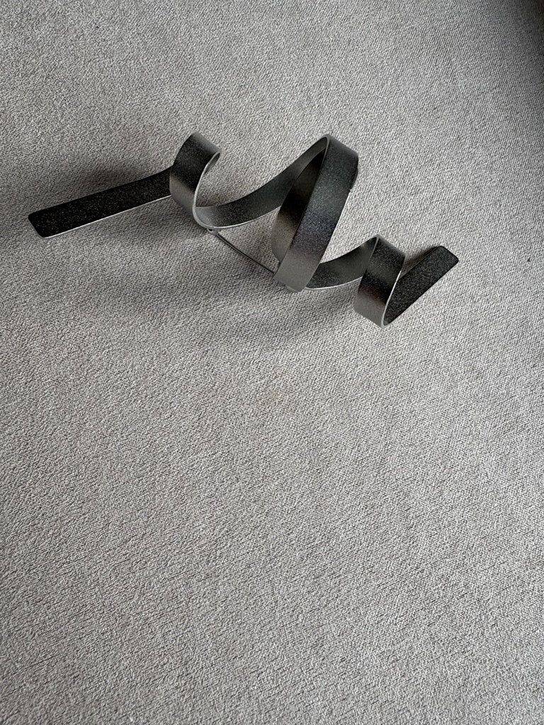 BROCHE ESPIRAL PLATEADO