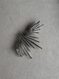 BROCHE TIRAS PLATEADO