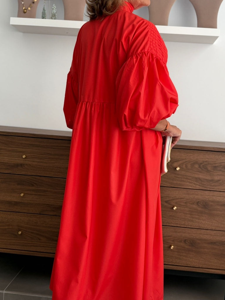 VESTIDO VELAZQUEZ MANDARINA