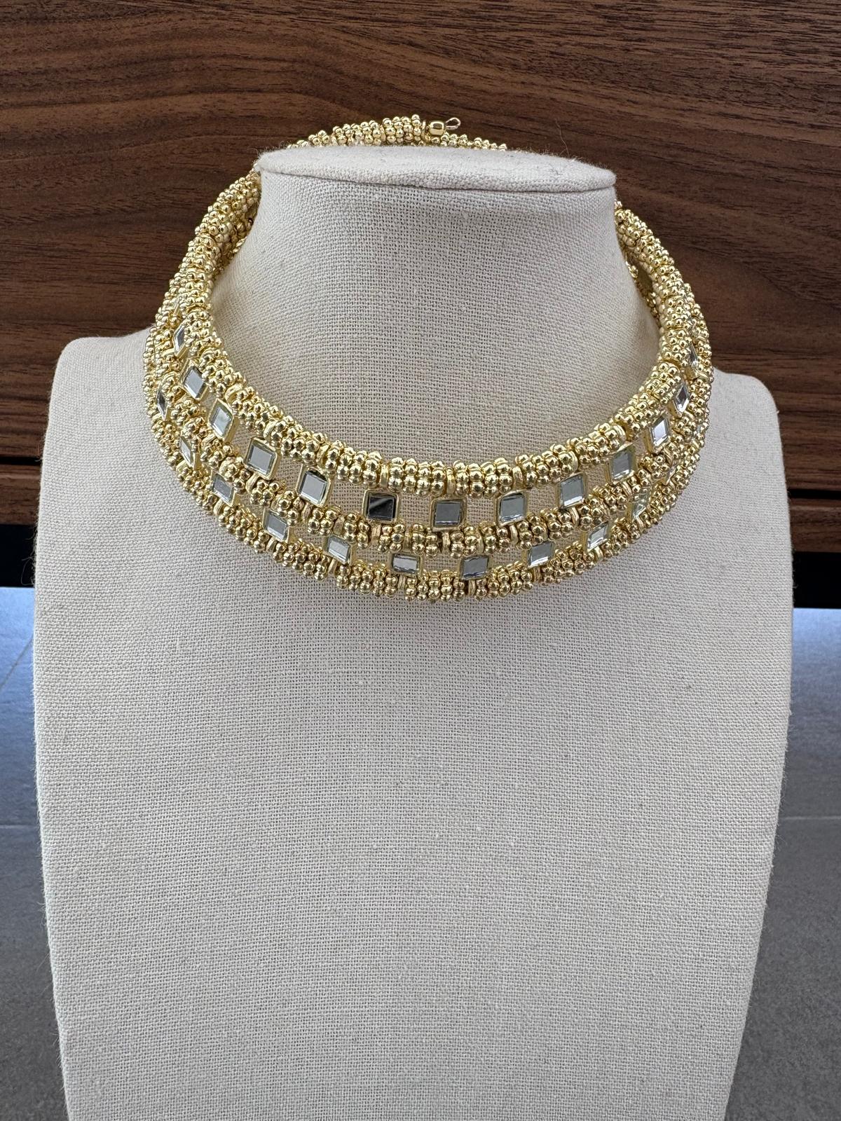 COLLAR CHOKER ESPEJOS MINI