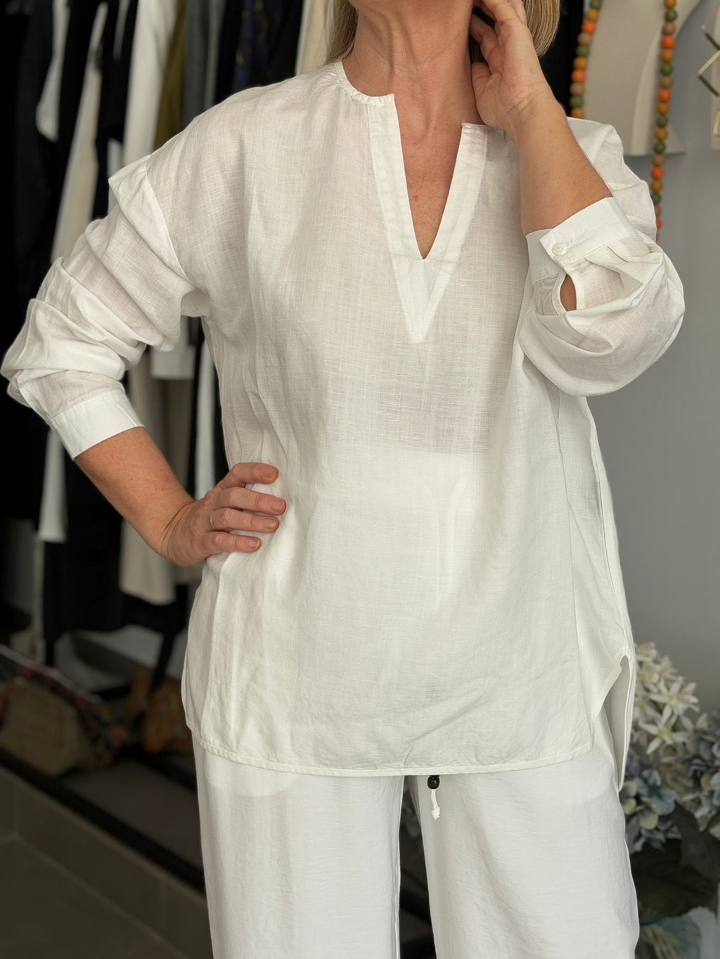 CAMISA MAYA BLANCO