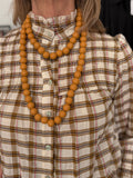 COLLAR BOLAS  MOSTAZA