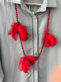 COLLAR ROSAL ROJO