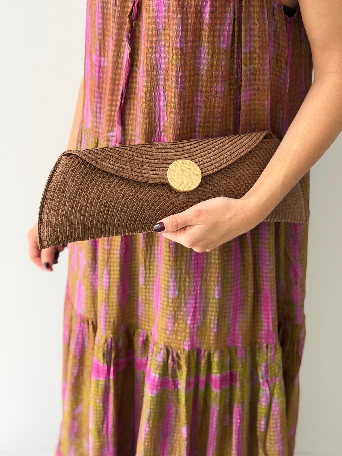 BOLSO  PALMA  MARRON