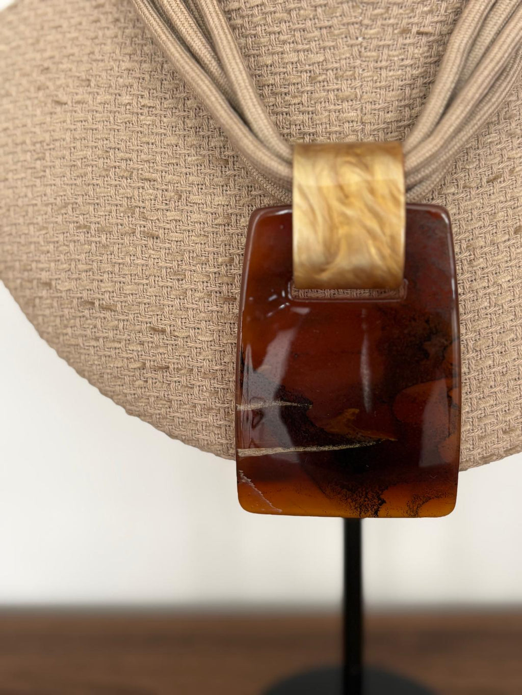 COLLAR PLATI CAFE