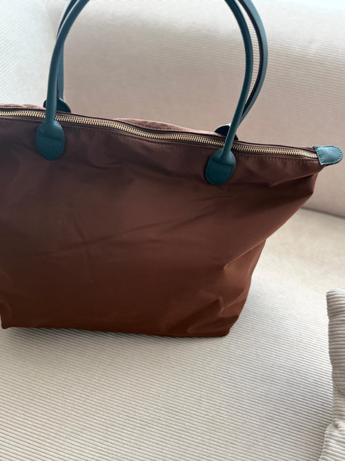 BOLSO MAXI-CHAMP BICOLOR MARRON
