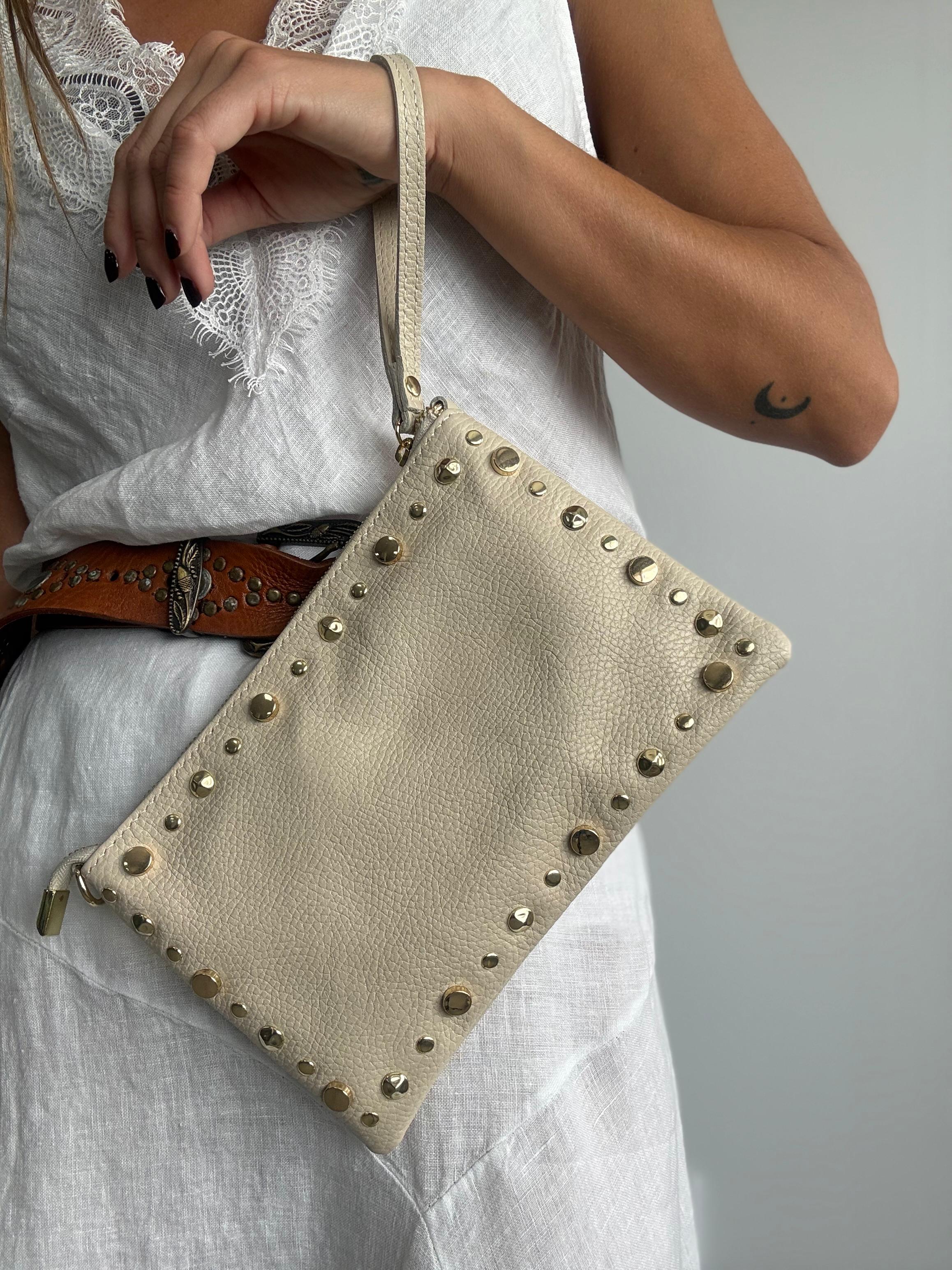 BOLSO TORNILLO BEIGE
