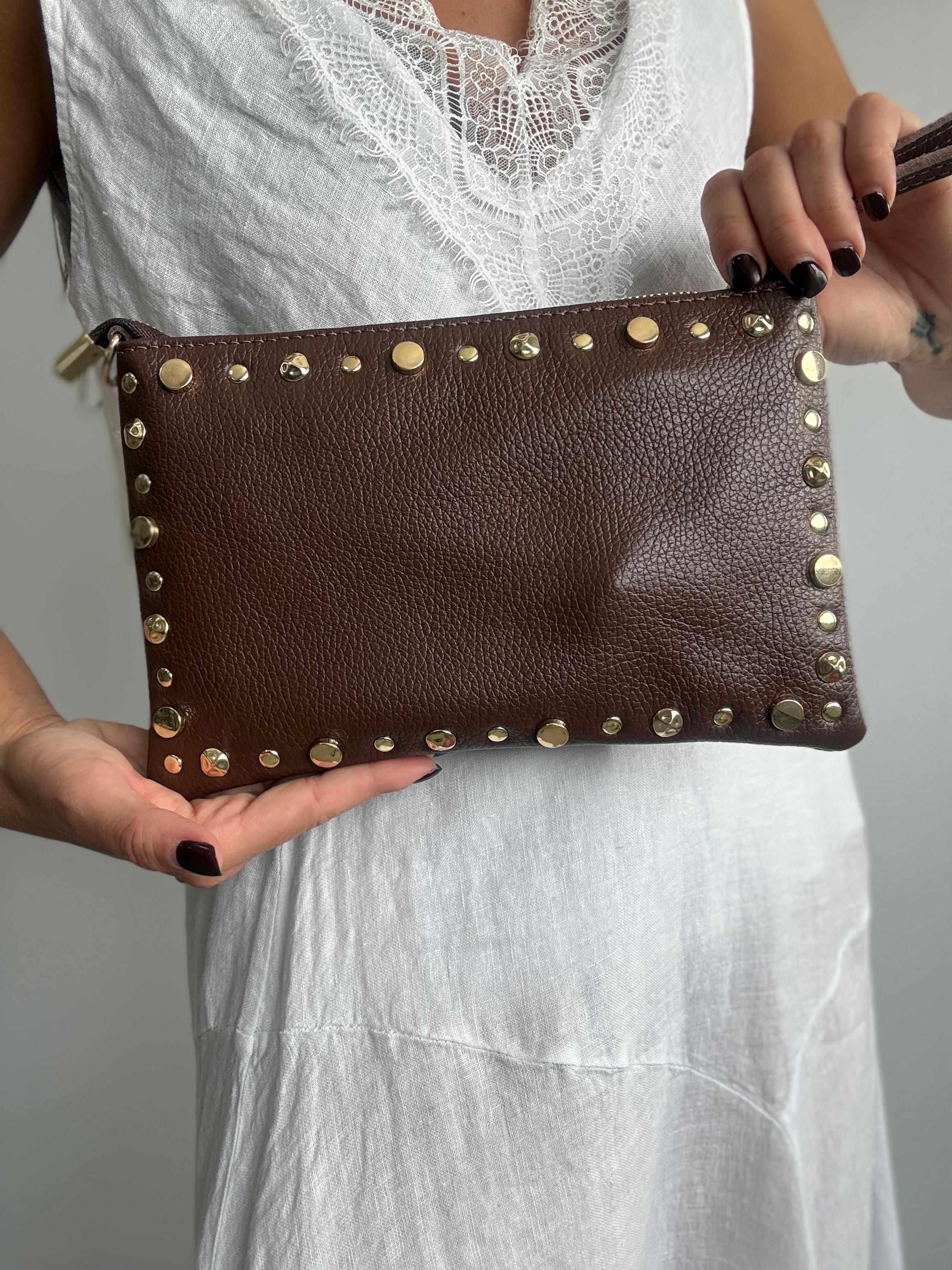 BOLSO TORNILLO MARRON