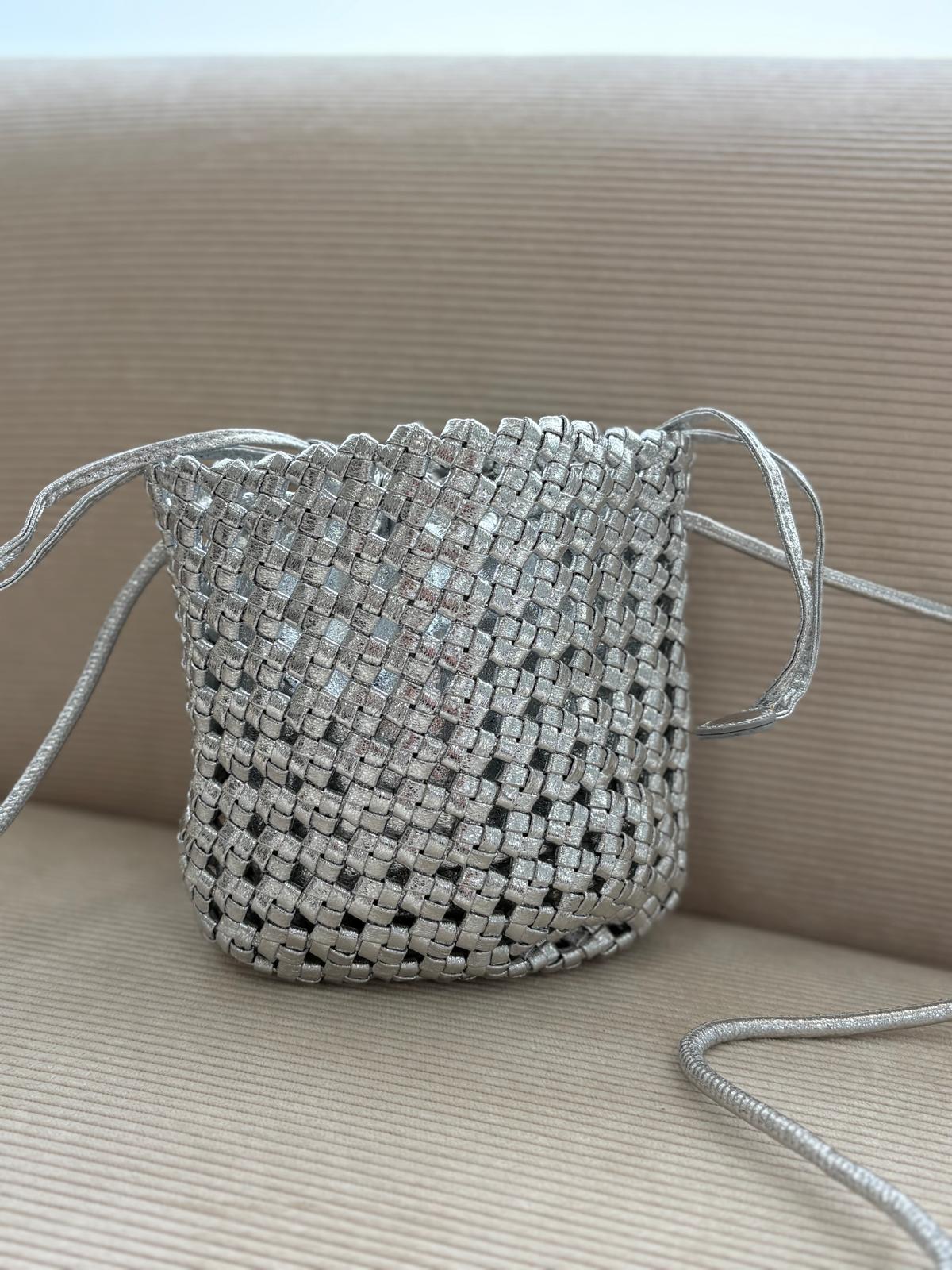 BOLSO REJAS PLATA