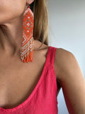 PENDIENTE ALORBA NARANJA