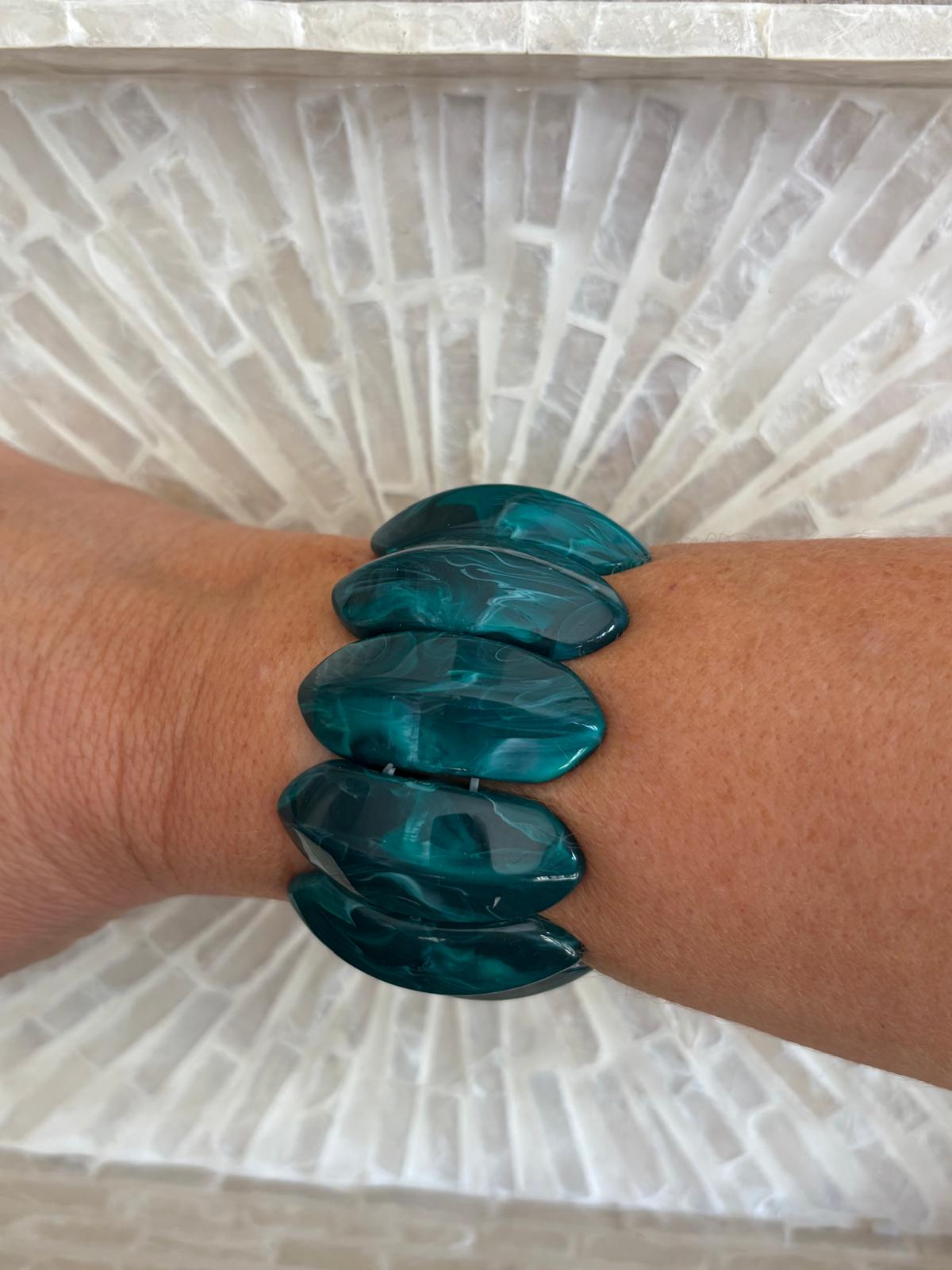 PULSERA VERDE MAR