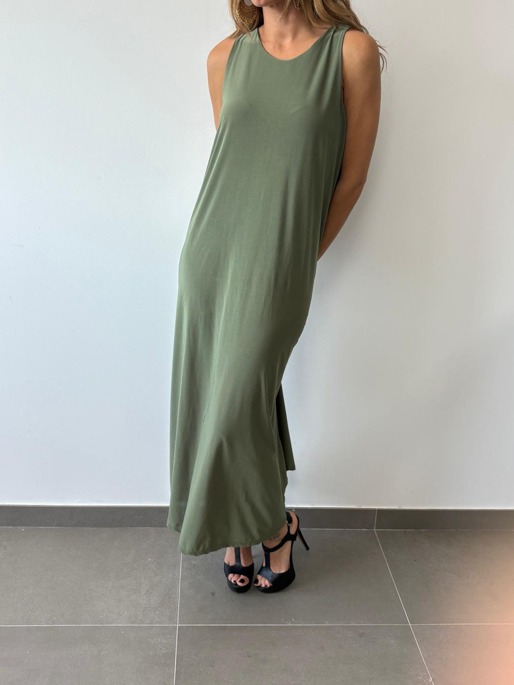 VESTIDO CALÍOPE CAQUI