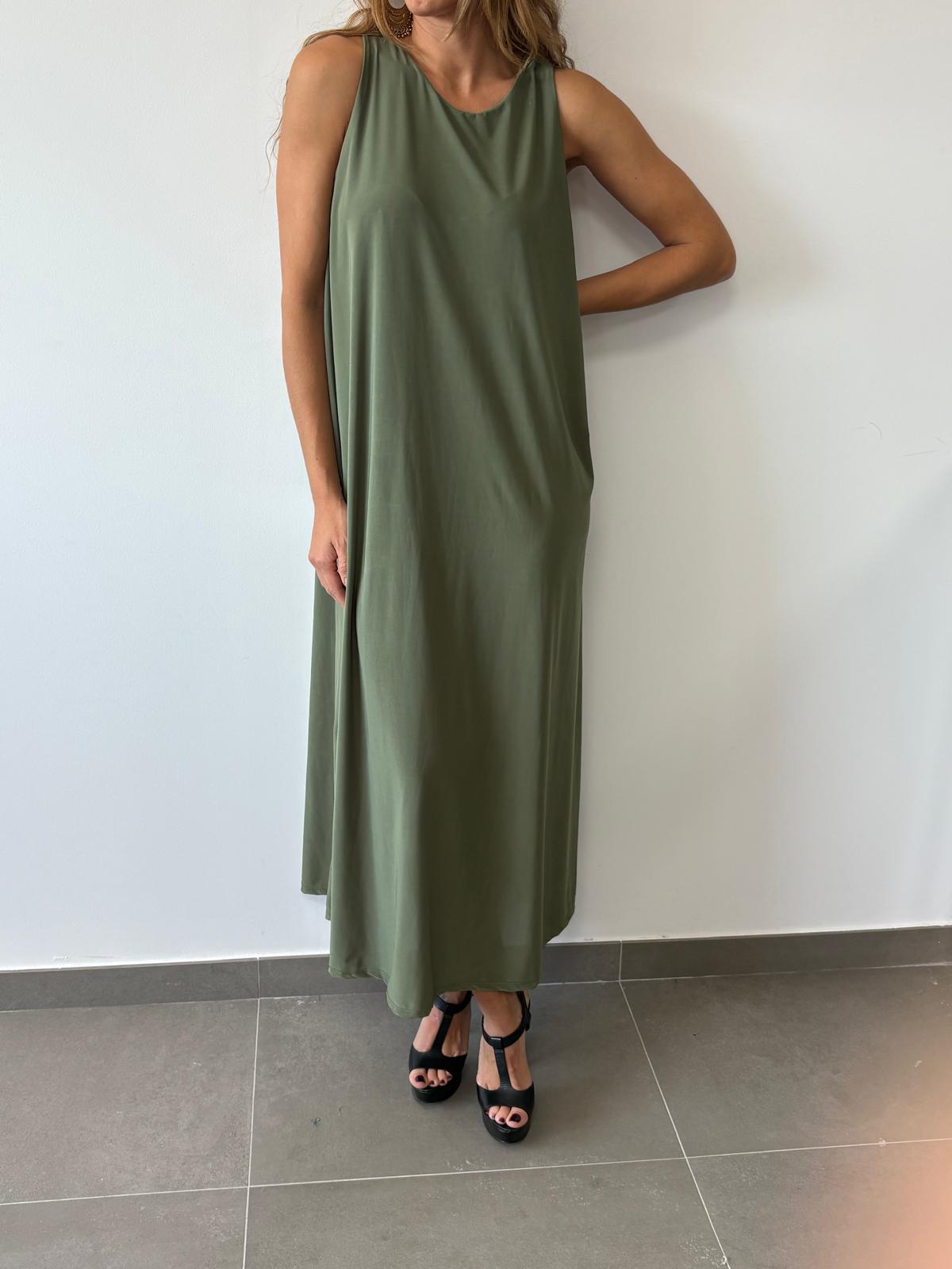 VESTIDO CALÍOPE CAQUI