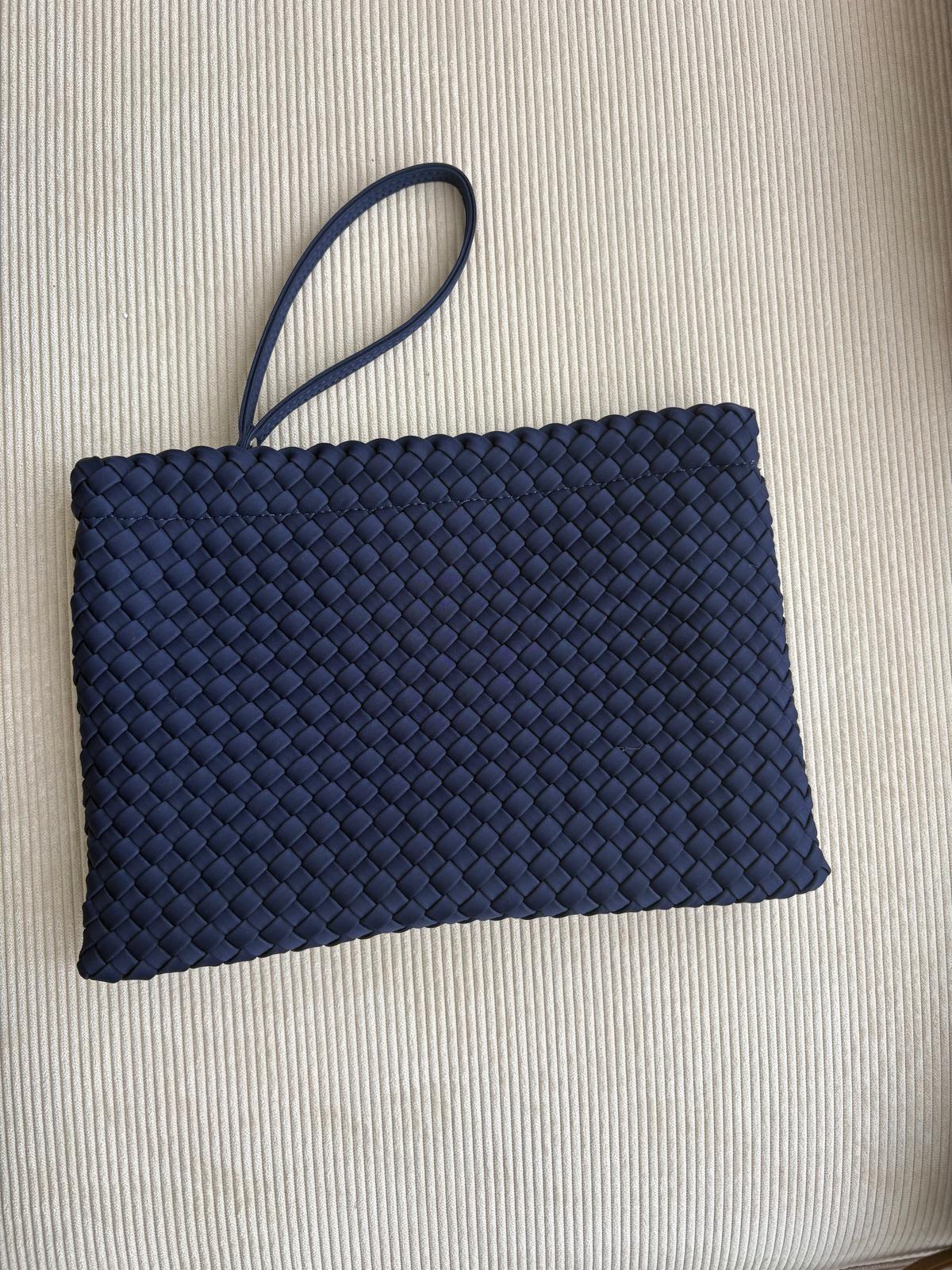 BOLSO TRENZA AZUL
