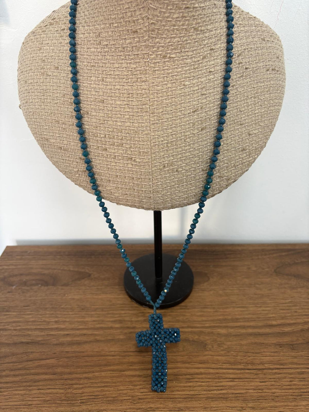 COLLAR CRUZ AZUL