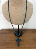 COLLAR CRUZ AZUL
