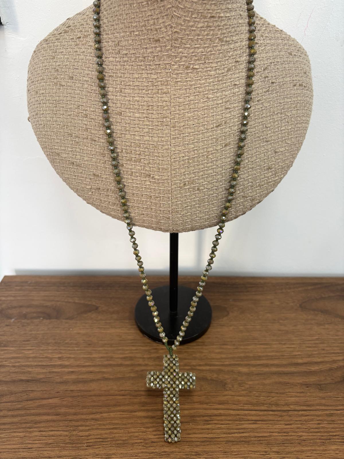 COLLAR CRUZ VERDE