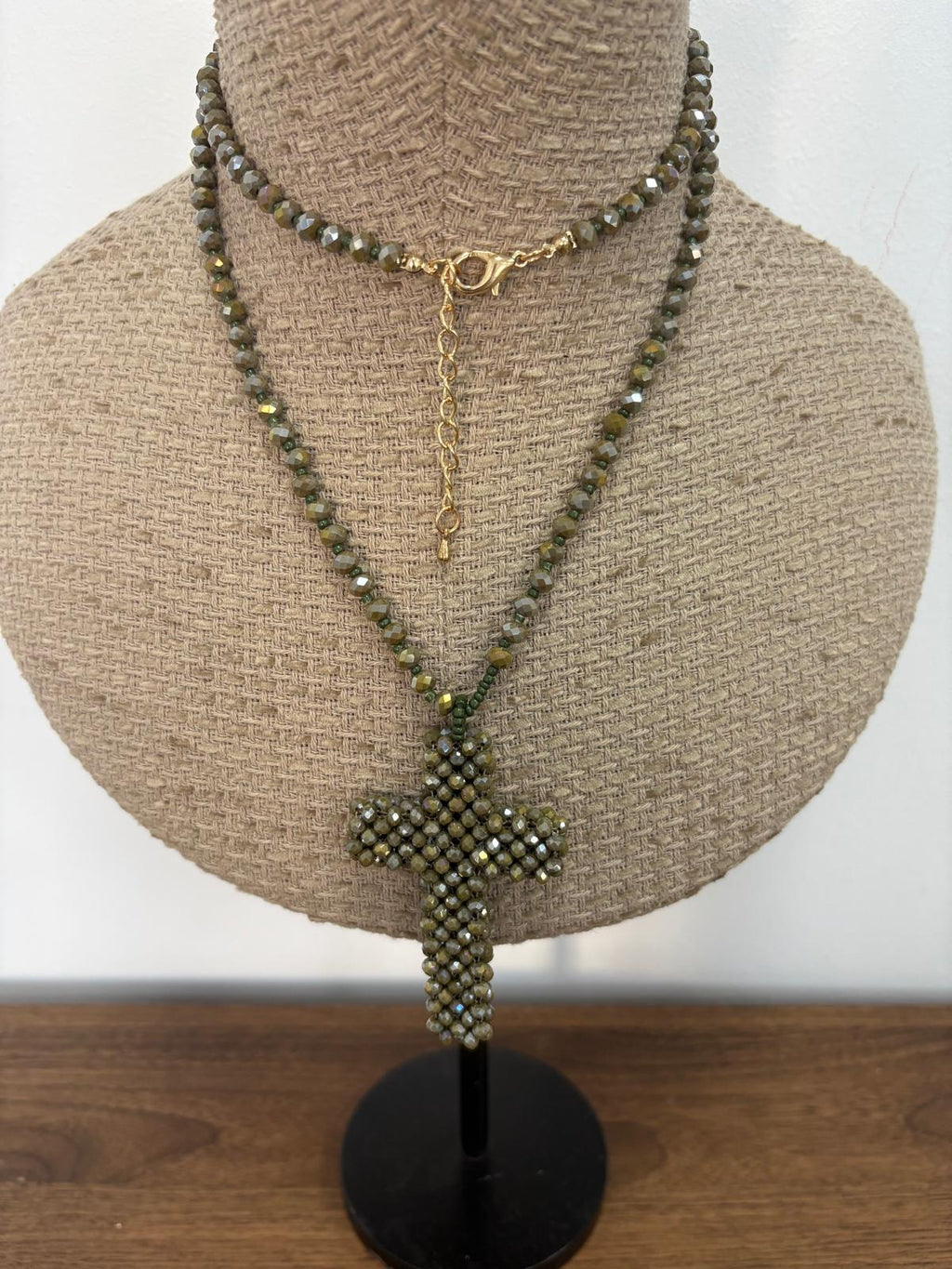 COLLAR CRUZ VERDE