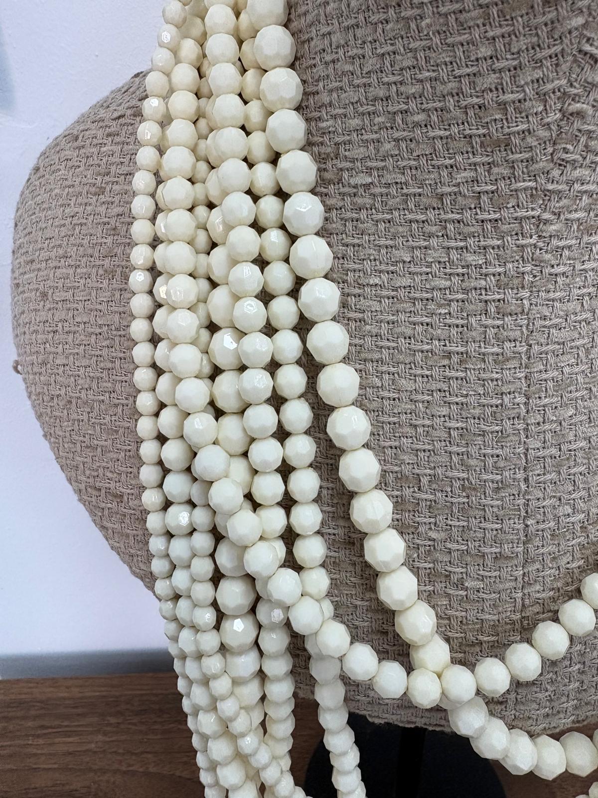 COLLAR PIÑA MARFIL