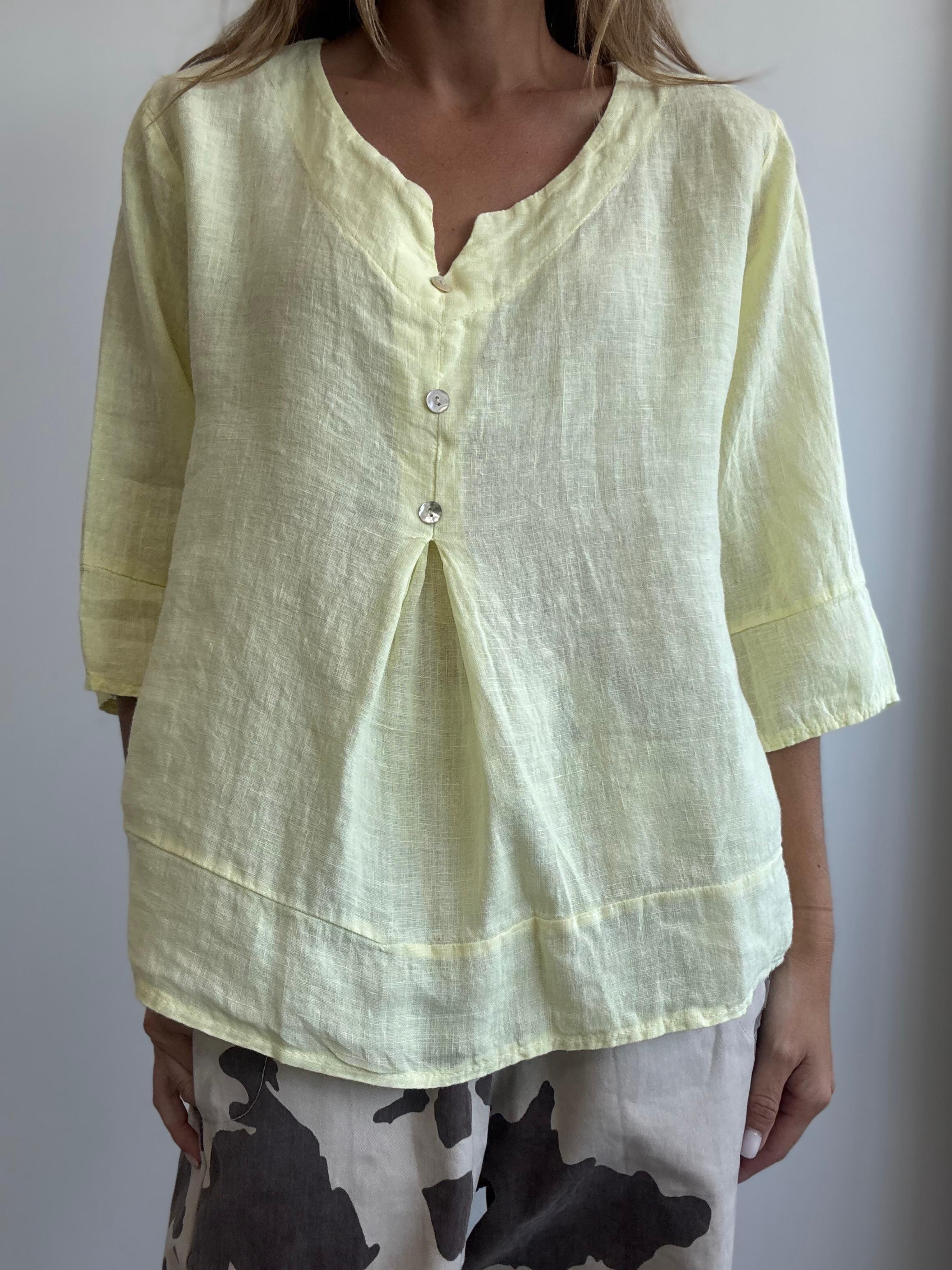 BLUSA LEÓN AMARILLO